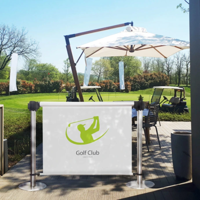 Poteaux guidage corde personnalisée Golf Club extérieur TELNALINE