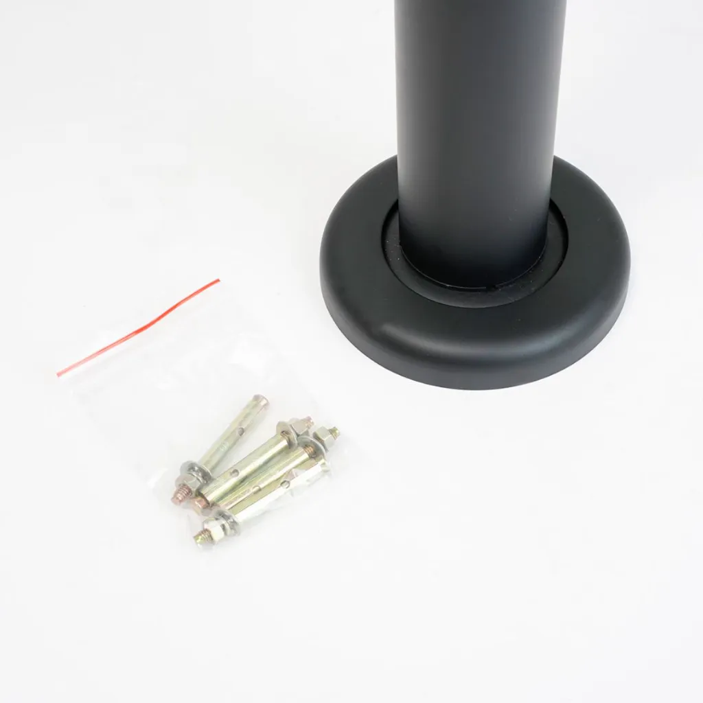 Kit de fixation au sol avec chevilles et boulons pour poteau de guidage professionnel TELNALINE