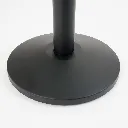 Poteau de guidage sans sangle noir mat avec base plate professionnelle TELNALINE