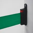 Récepteur mural pour sangle rétractable verte compatible poteau de guidage TELNALINE