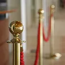 Tête boule poteau de guidage à cordon or TELNALINE