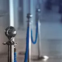 Poteau corde chrome environnement professionnel TELNALINE