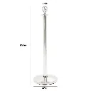 Poteau guidage cordon chrome dimensions TELNALINE