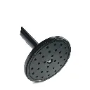 Détail dessous base métallique Ø 320 mm poteau de guidage noir mat TELNALINE