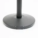 Détail base ronde Ø 32 cm poteau de guidage noir mat TELNALINE