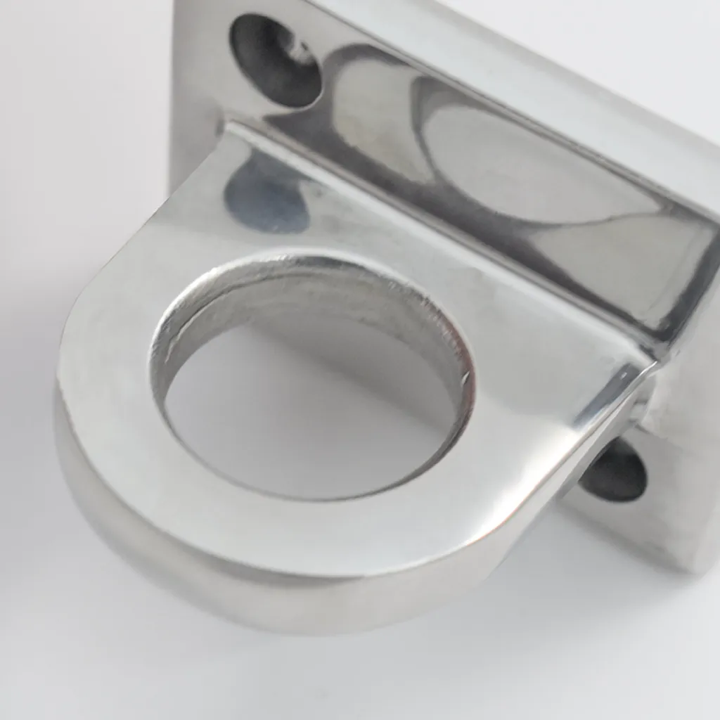 Fixation murale pour cordon tressé finition silver chrome TELNALINE