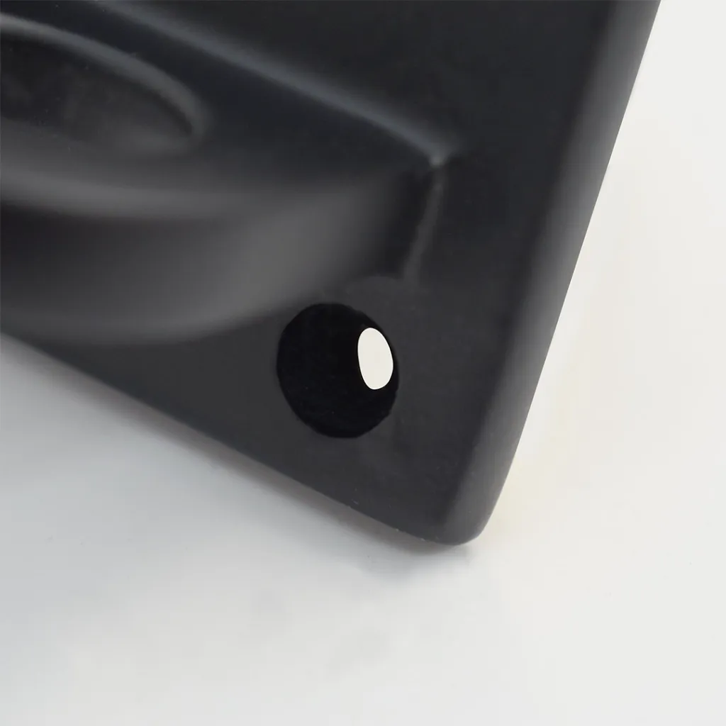 Attache murale  pour cordon de guidage noir mat – accessoire poteau de délimitation TELNALINE