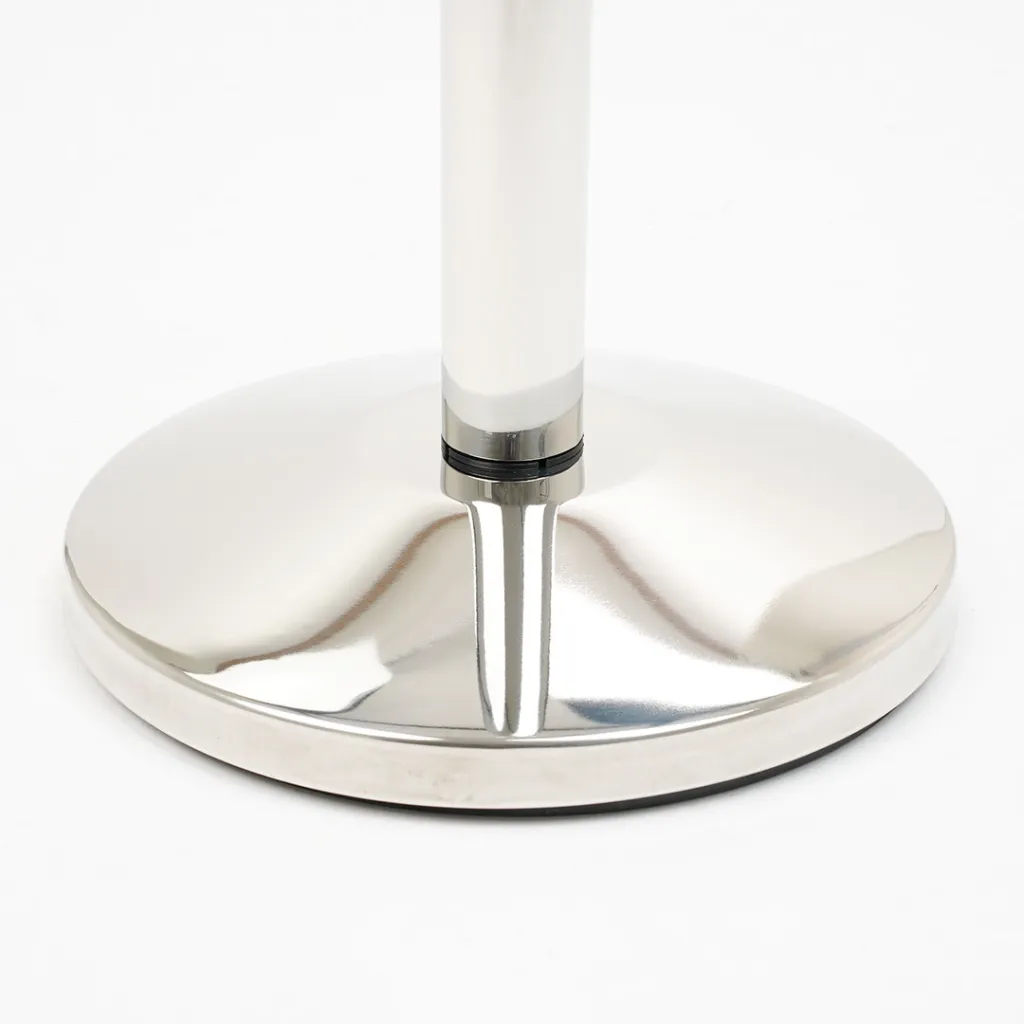 Base lourde chromée pour poteau de guidage professionnel TELNALINE