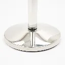 Base lourde chromée pour poteau de guidage professionnel TELNALINE