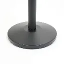 Détail base circulaire Ø 32 cm du poteau de guidage noir mat – stabilité optimale TELNALINE