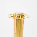 Poteaux de guidage noir mat avec cordon bleu en mise en situation professionnelle TELNALINE