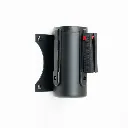 Enrouleur mural noir mat à sangle TELNALINE