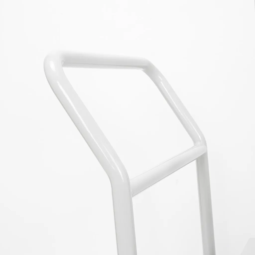 Détail poignée ergonomique du chariot de transport pour poteaux de guidage TELNALINE®