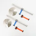 Kit complet de poteau de guidage à double sangle rétractable TELNALINE