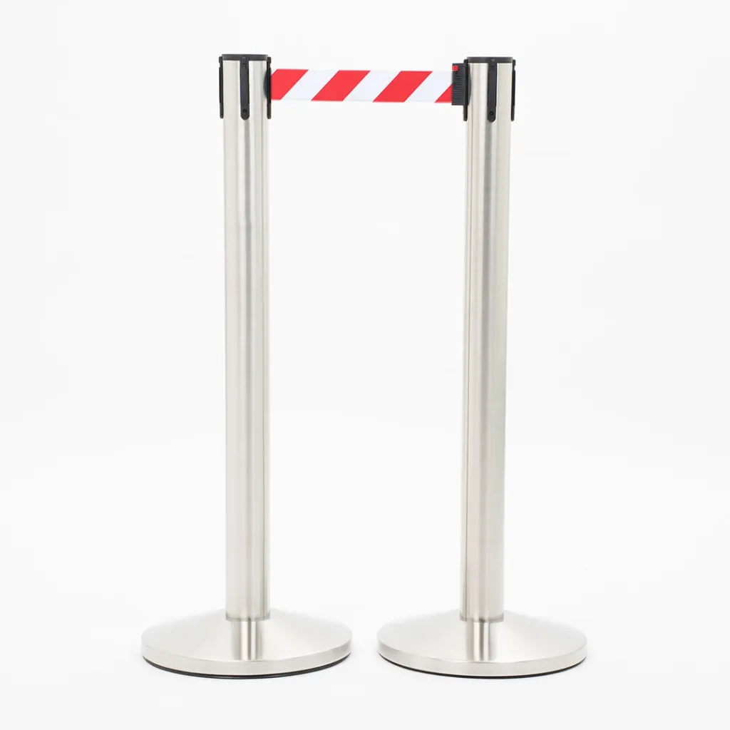 Poteaux de guidage balisage blanc rouge sécurité professionnelle TELNALINE