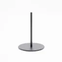 Poteau de guidage bas 45 cm – Acier noir mat – Base plate Ø 35 cm