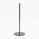 Poteau de guidage à cordon 90 cm – Noir mat – Base plate Ø 35 cm