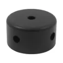 Adaptateur de connexion noir mat – Liaison de poteaux à corde élastique