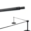 Barre de liaison noire 2 m – Pour poteaux à corde élastique