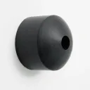 Attache murale noir mat – Compatible barre de liaison 2 m