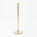 Poteau de guidage à cordon – Or – Tête boule