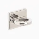 Fixation murale pour cordon – Finition chrome brillant