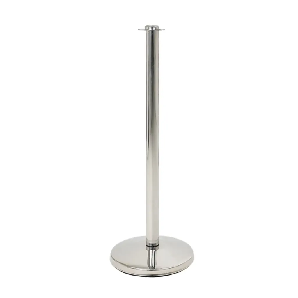 Poteau de guidage à corde – Chrome tête plate