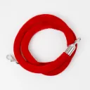 Cordon velours pour poteau de guidage 2 m – Mousquetons chrome