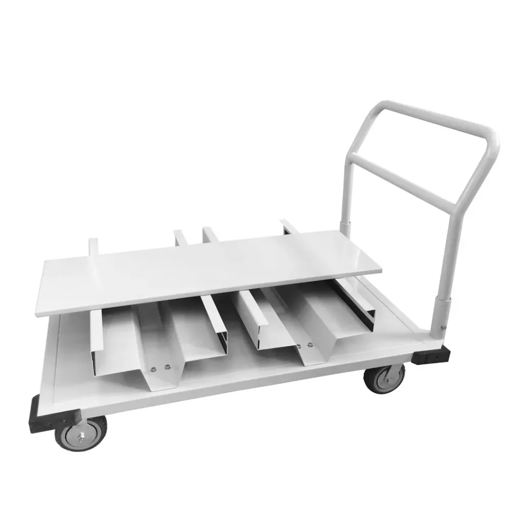 [TLNSTOPCAR] Chariot de transport pour poteaux de guidage – 13 poteaux